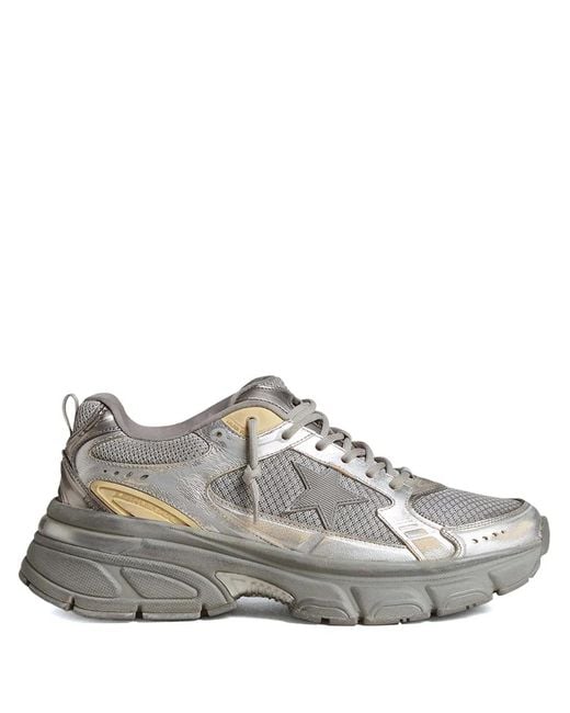 Golden Goose Deluxe Brand Gray Lightstar Sneakers for men