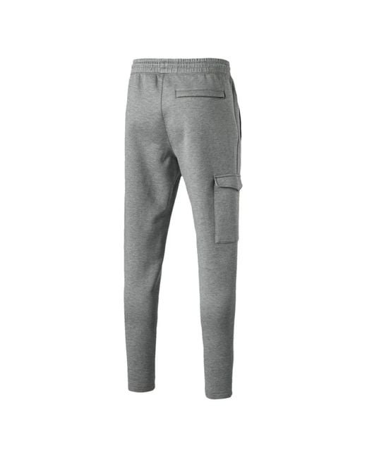 PUMA Gray Classics Pocket Track Pants for men