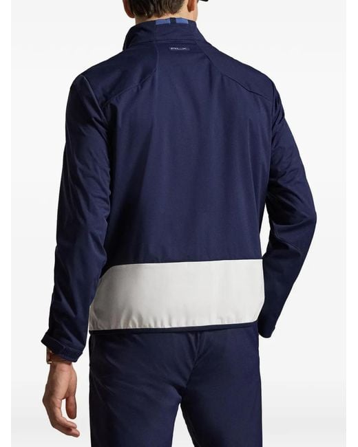 Ralph Lauren Blue Zipped Lightweight Jacket for men