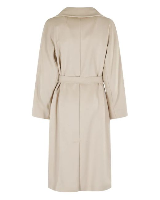 Weekend by Maxmara Natural Belted Double-Breasted Coat
