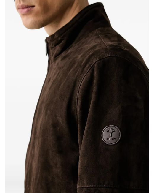 Joop! Black Suede Bomber Jacket for men