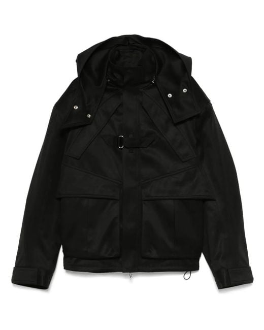 Giacca Con Tasche di Mugler in Black da Uomo