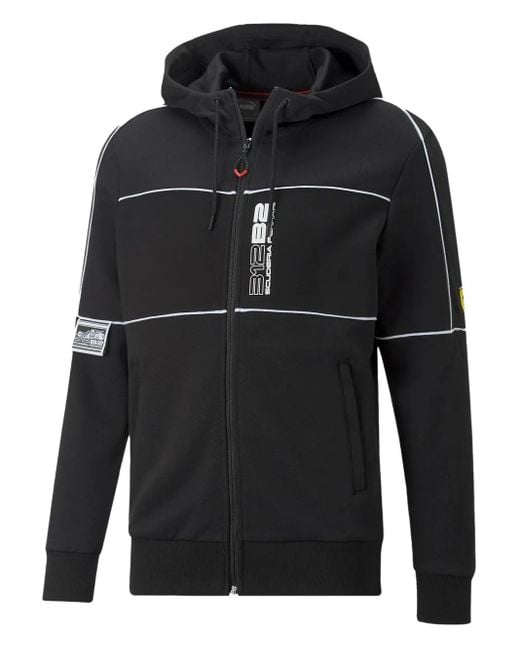PUMA Black X Ferrari Race Track Jacket for men