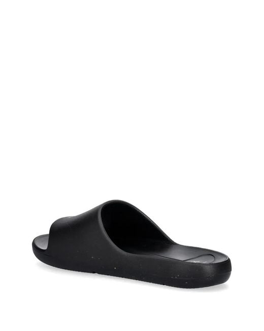 ARMANI EXCHANGE White Logo-Print Slides
