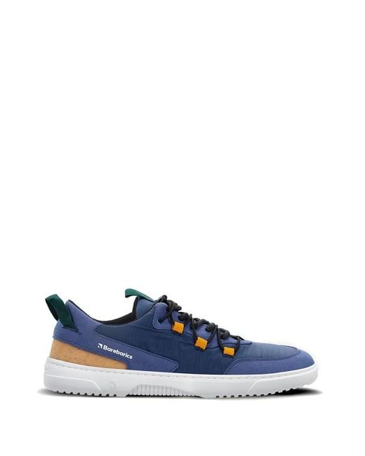 Barebarics Blue Revive Panelled Lace-Up Sneakers