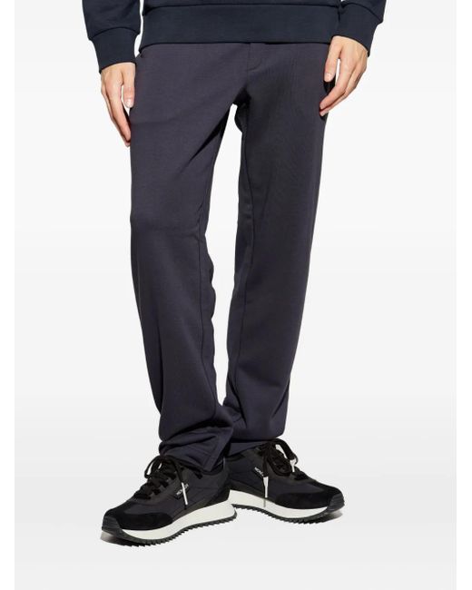 Moncler Black Logo-Patch Track Pants for men