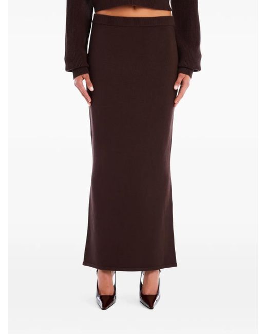 SER.O.YA Brown Java Maxi Skirt
