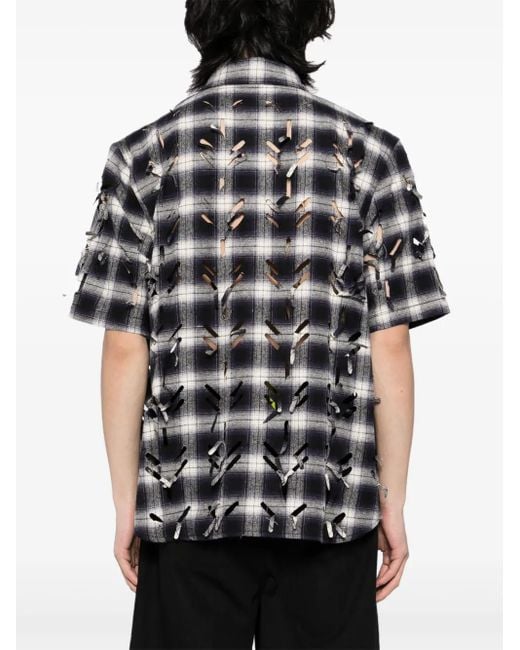 JUNTAE KIM Hemd Mit Laser-Cuts in Black für Herren