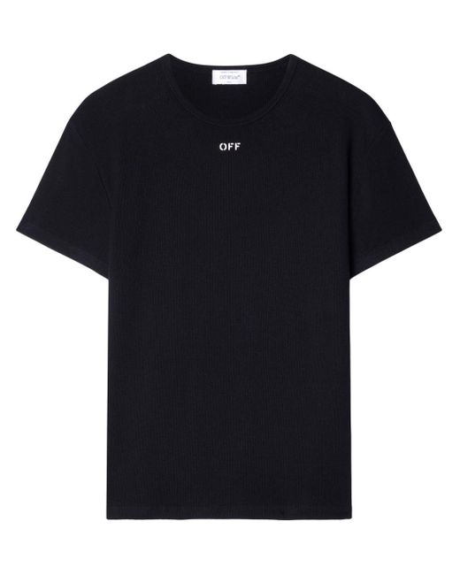 Off-White c/o Virgil Abloh Black Off Stamp T-Shirt for men