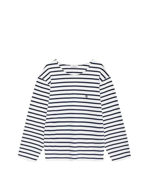 Anine Bing White "Newton" Tee