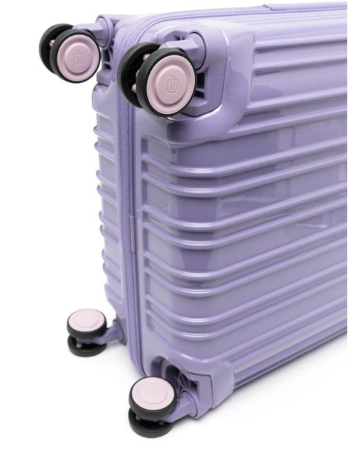 Piquadro Purple Four-wheels Cabin Suitcase