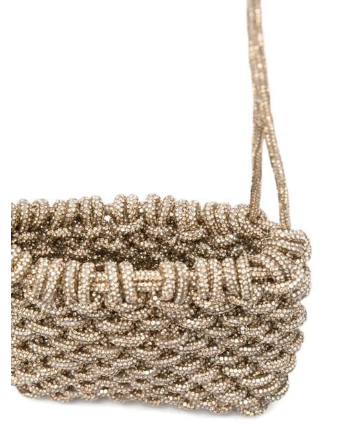 HIBOURAMA Metallic Mini Penelope Shoulder Bag