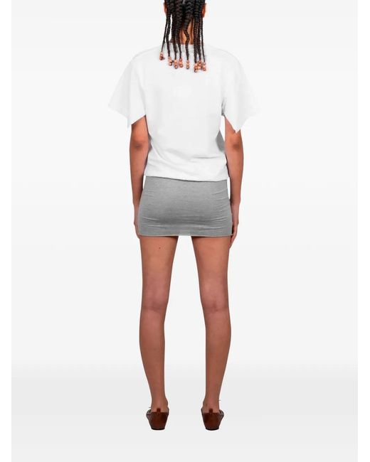 GIMAGUAS White Alina V-Neck T-Shirt