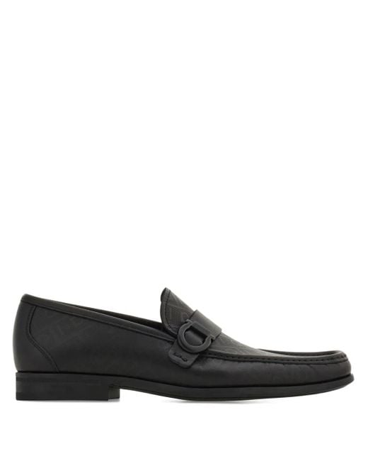 Ferragamo Loafer Mit Gancini-Spange in Black für Herren