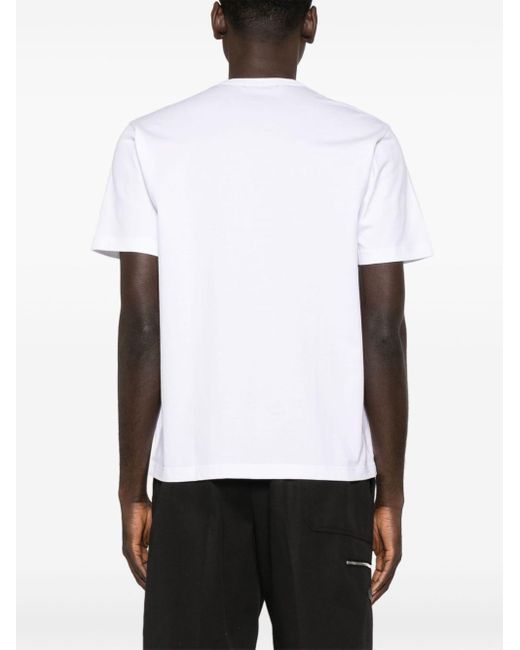 Comme des Garçons Katoenen T-shirt Met Logoprint in het White voor heren