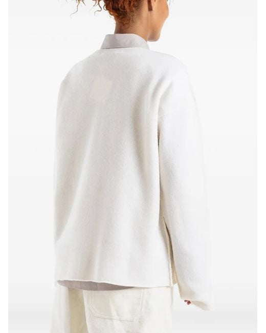 Sofie D'Hoore White Pullover Mit Tiefen Schultern