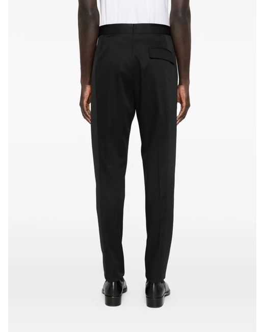 Vivienne Westwood Black Buckled Tailored Trousers for men