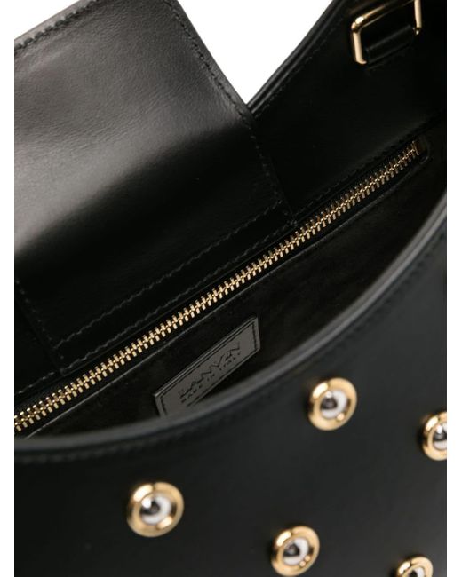 Lanvin Black Cat-handle Leather Tote Bag