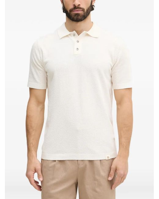 Mos Mosh White Mmgkyle Short-Sleeve Polo Shirt for men