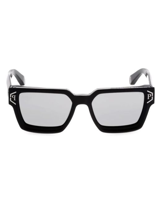 Occhiali Da Sole Plein Brave Squadrati di Philipp Plein in Brown da Uomo