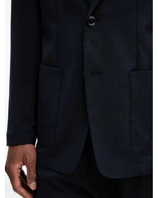 Barena Blue Single-Breasted Blazer for men