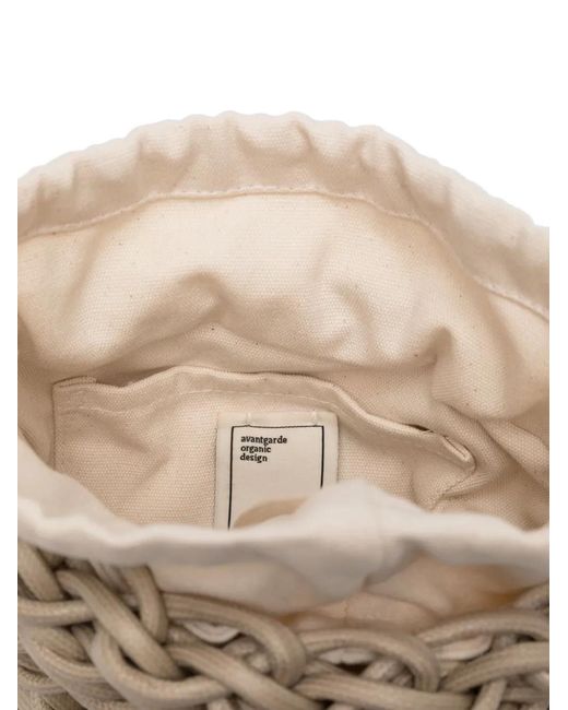 Alienina White Zoe Bucket Bag