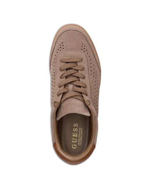 Guess Brown Baskets Nixter En Daim for men