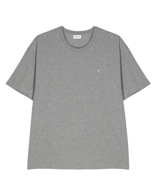 メンズ Saint Laurent Saint Laone Sizerent カサンドラTシャツ（ピケ） Gray