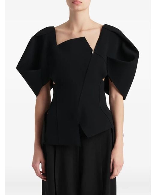 Khaite Black Quan Top