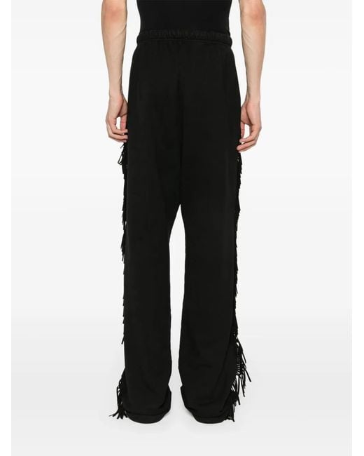 Fear Of God Black Fringed Track Pants for men