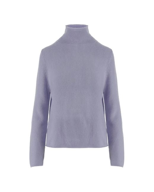 Allude Purple Long-Sleeve Sweater