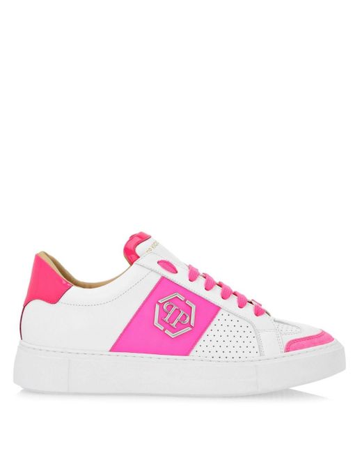 Philipp Plein Pp Kick$ Low-top Sneakers in het Pink voor heren