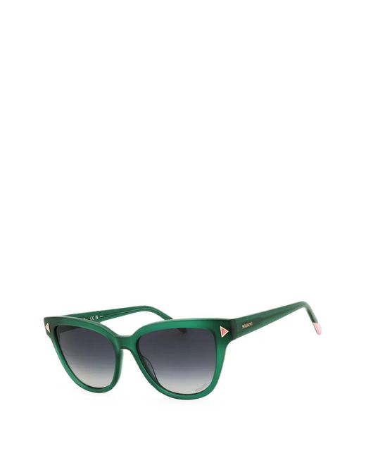 Missoni Green Pilot-Frame Sunglasses