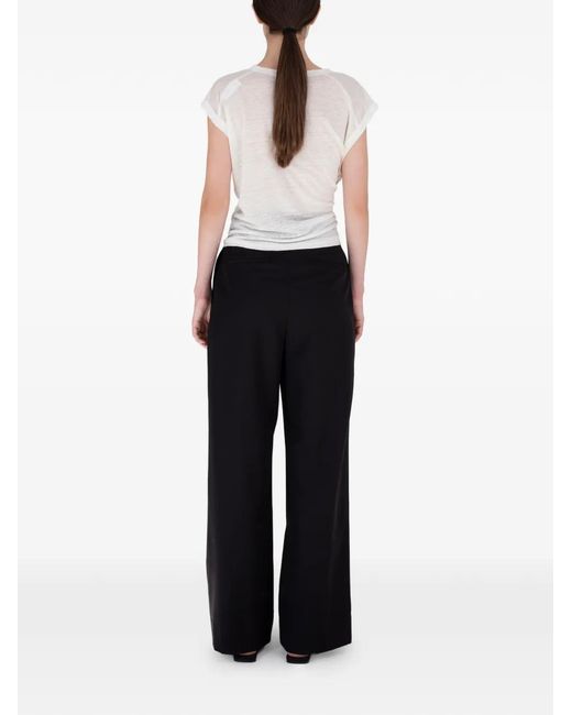 RAQUETTE White Snap-Button Top