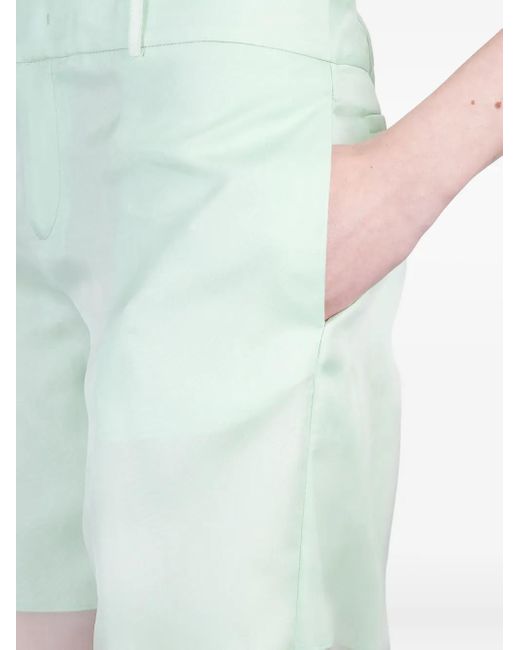 Del Core Green Silk Trousers