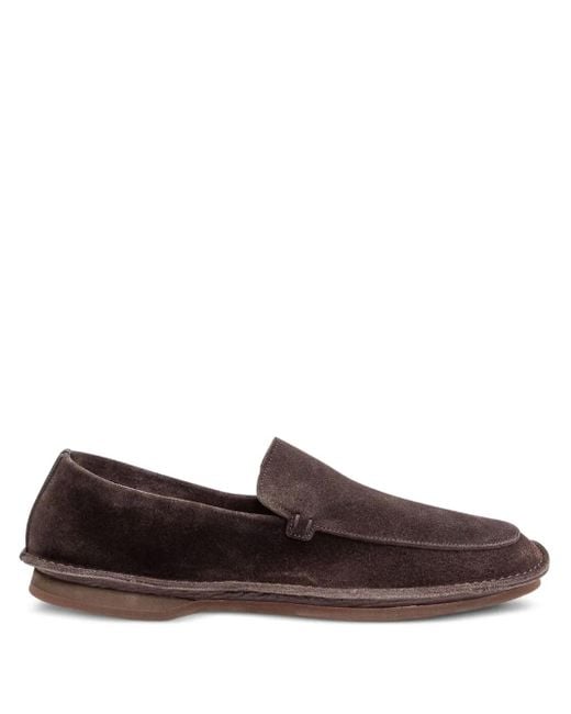 Premiata Brown Suede Loafers for men