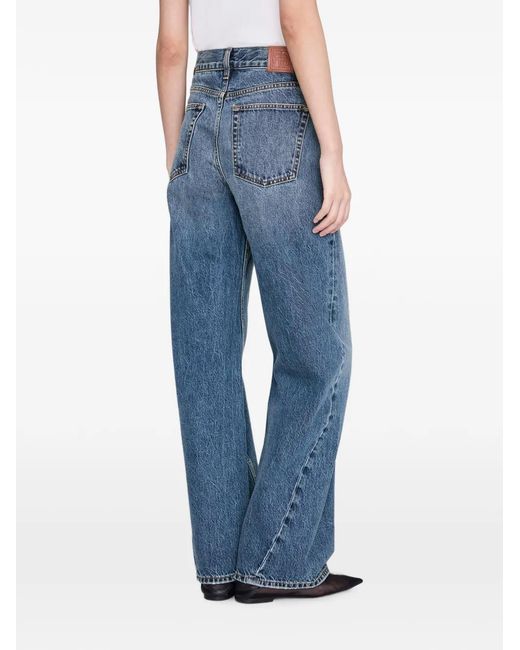 Anine Bing Blue Brie Jeans
