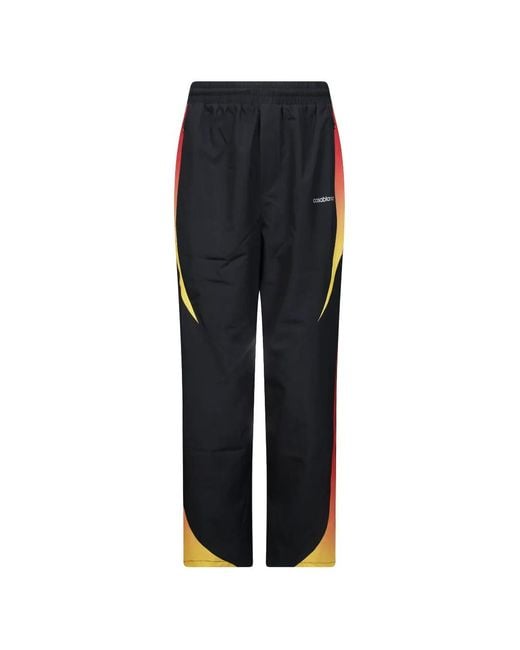 Casablanca Black Gradient-Print Logo-Print Track Pants for men