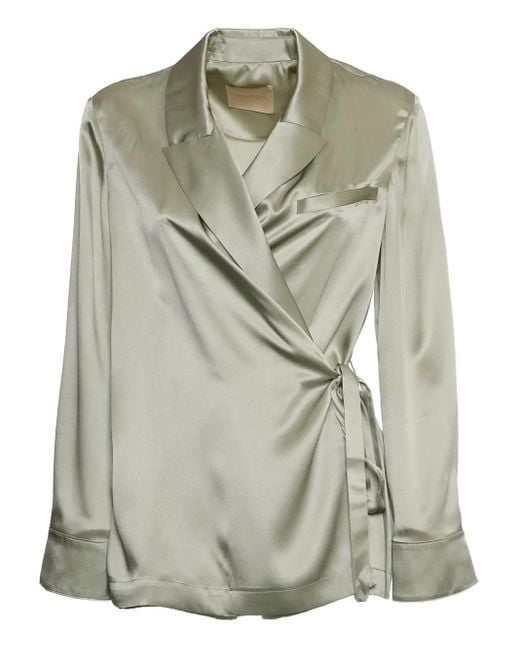 Momoní Gray Praia Tie-Waist Jacket