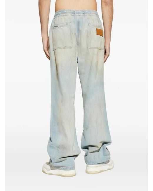 Amiri Blue Jeans With Logo for men