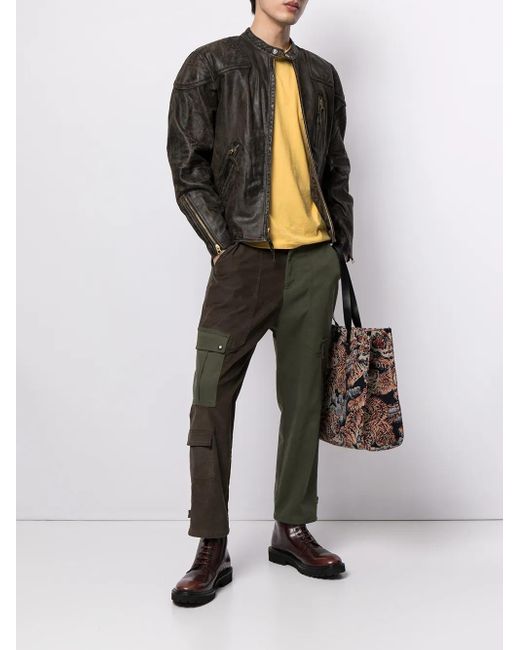 RRL Black Watts Biker Jacket for men