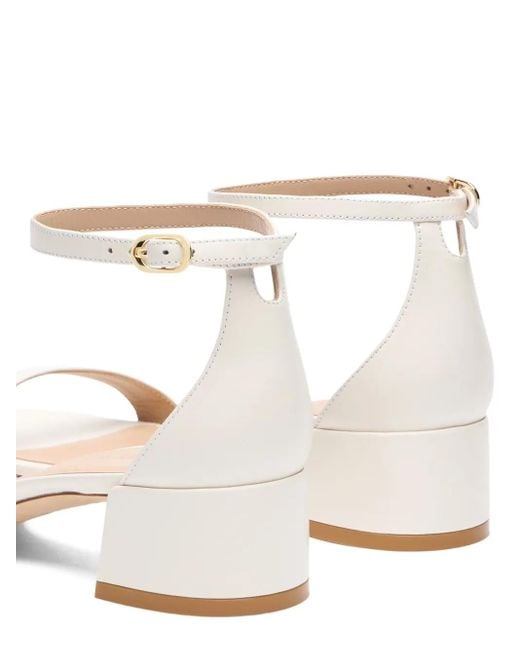 Stuart Weitzman 35Mm Nudistcurve Sandalen in het Natural
