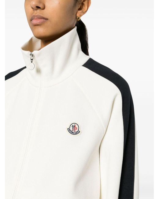 Moncler White Stripe Detail Sweatshirt