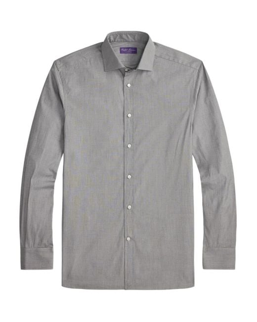 Ralph Lauren Langärmeliges Hemd in Gray für Herren