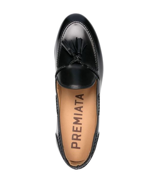 Premiata Black 32056 Leather Loafers for men