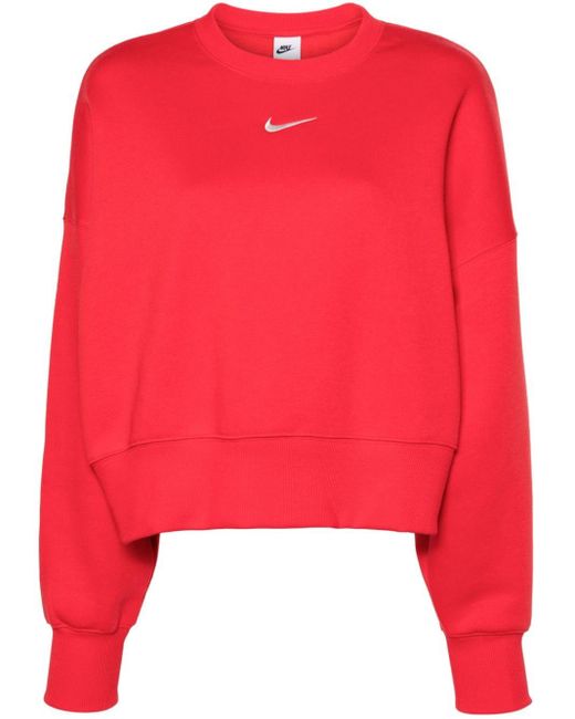 Nike Red Phoenix Fleece Sweatshirt