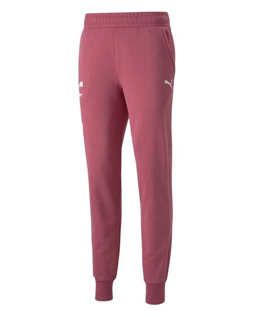 PUMA Red X Bmw Motorsport Essentials Track Pants for men