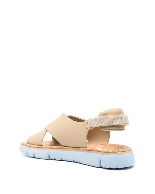 Camper Natural Oruga Crossover-Strap Sandals
