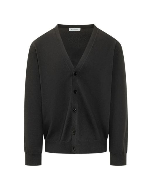 Givenchy Intarsia Vest in het Black voor heren