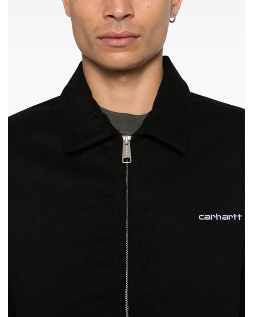 Carhartt Black Zip-Fastening Jacket for men